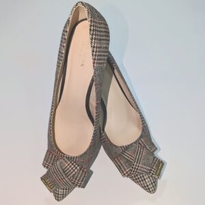 Cole Haan Ophelia, Houndstooth Pattern Bow Size 9